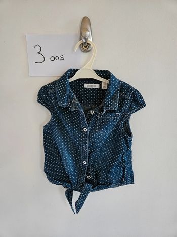 Chemise 3 ans