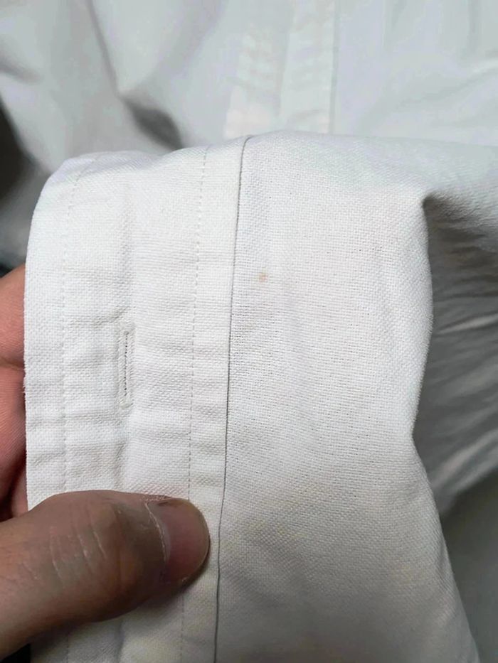 Chemise Ralph Lauren XXL Big Vintage Blanc Logo Brodé – Élégance Intemporelle - photo numéro 14