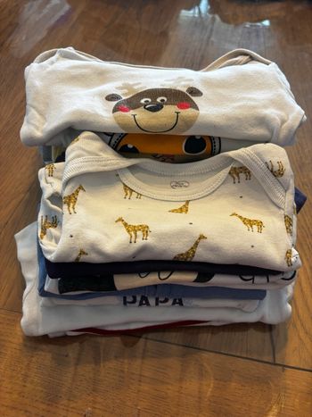 Lot bodies garçon 3 mois 