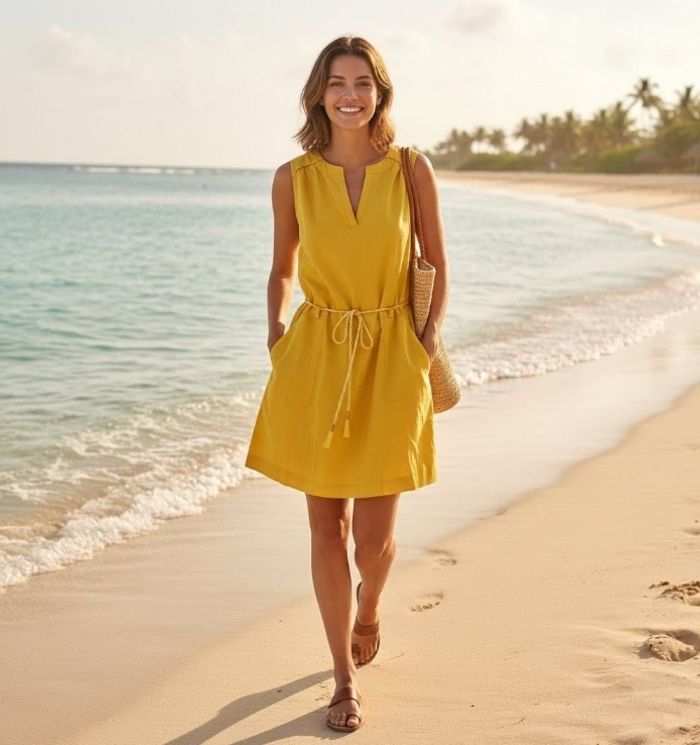 Robe d'été Jaune Tournesol – Cache Cache – Taille 38