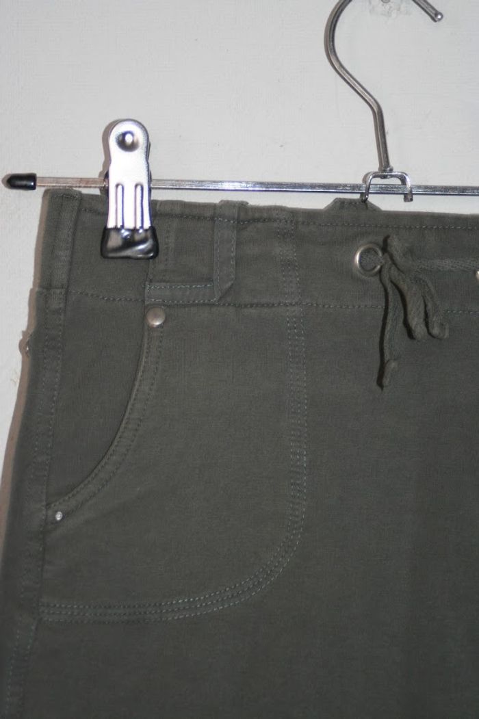 Jupe en coton kaki marque Id Sport - photo numéro 2