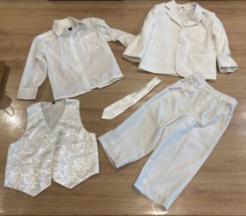 Costume smoking blanc 3 ans