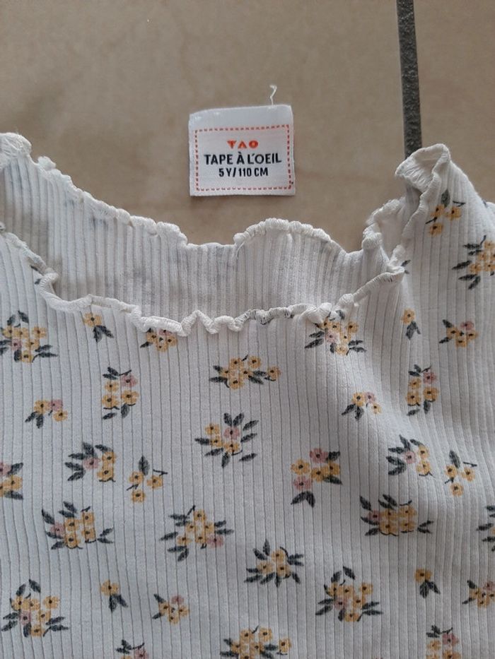 Tee shirt manches longues fille 5 ans - photo numéro 3