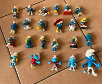 Lot figurines Les Schtroumpfs vintage 