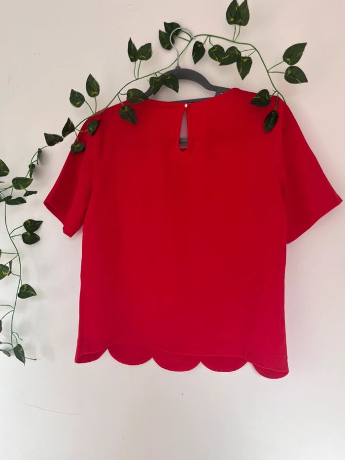 jolie blouse rouge - photo numéro 3