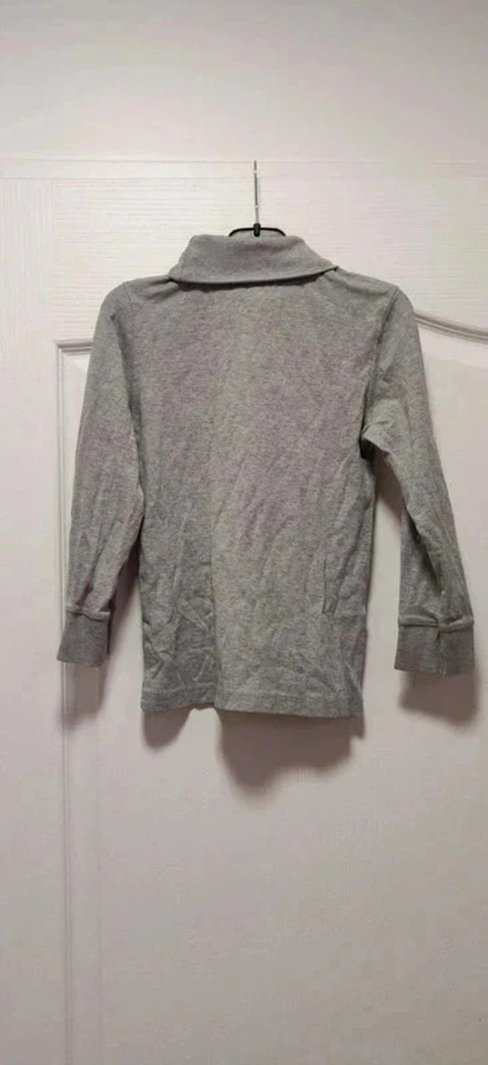 Sous-pull col roulé gris clair Kiabi nky 8 ans - photo numéro 2