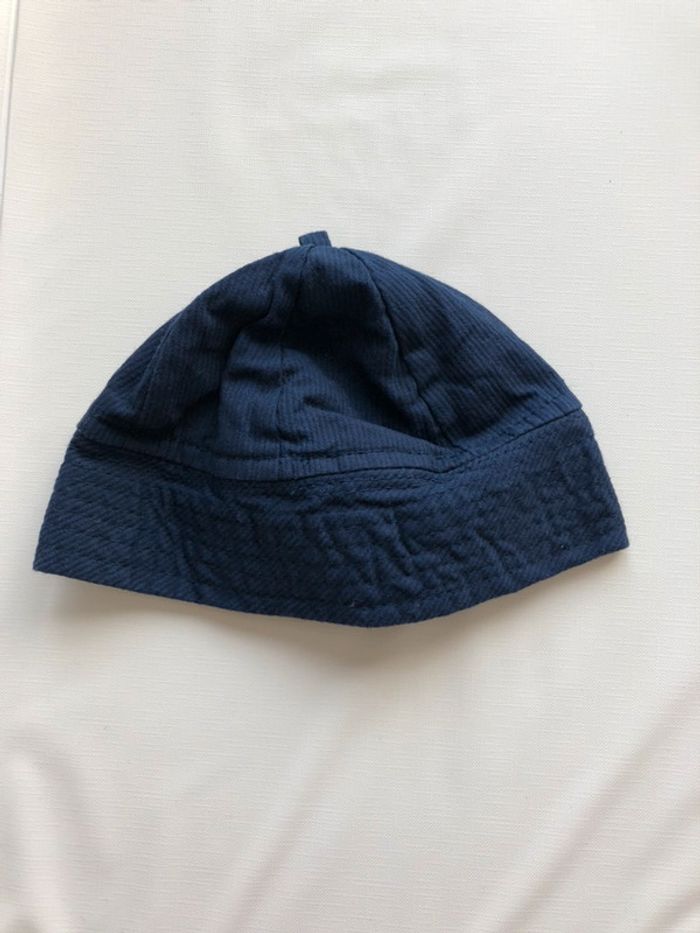 Bonnet chapeau bébé marine