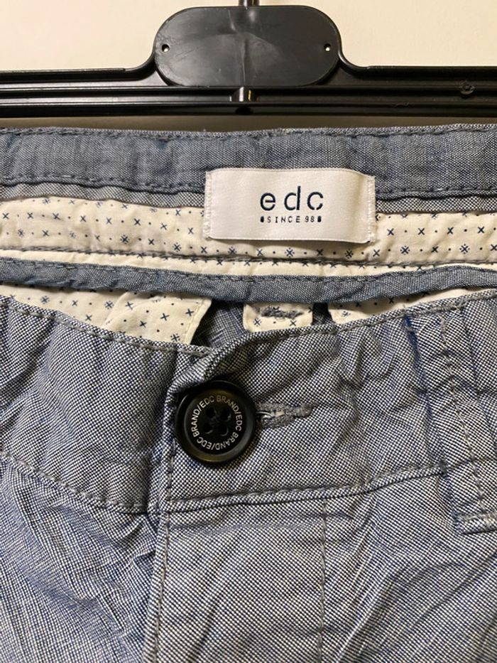 Joli pantalon bleu EDC Esprit taille L - photo numéro 8