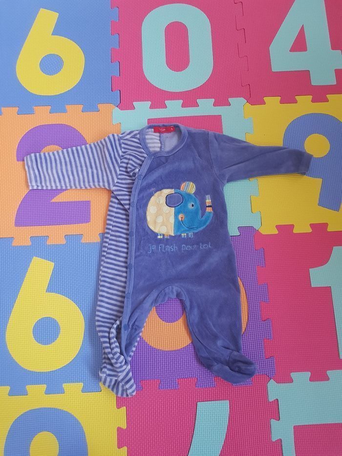 Lot pyjamas chaud 3 mois 59 cm - photo numéro 6