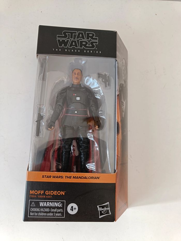 Star wars moff gideon the mandalorian Black séries  hasbro