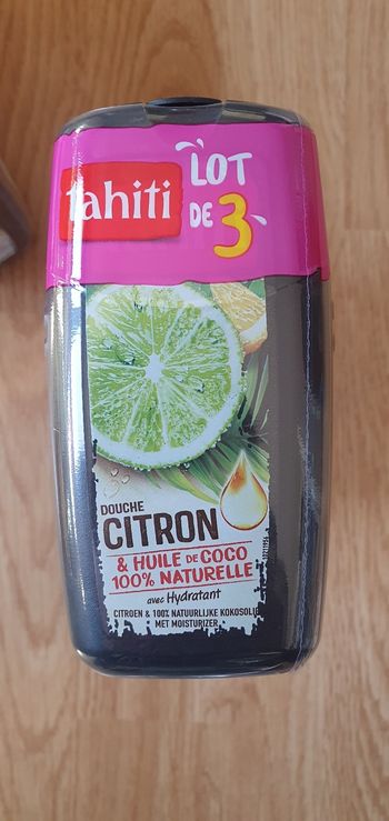 Lot de 9 gels douche Tahiti citron 🍋