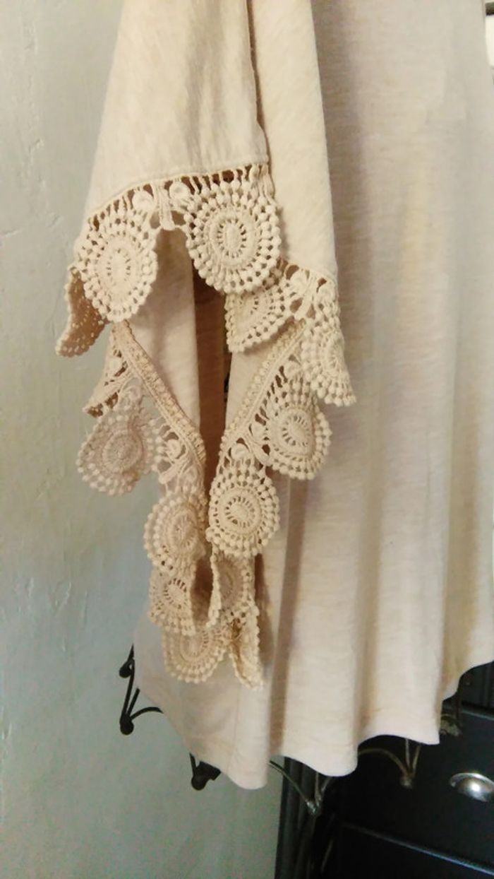 Blouse beige Casual by Gemo - photo numéro 4