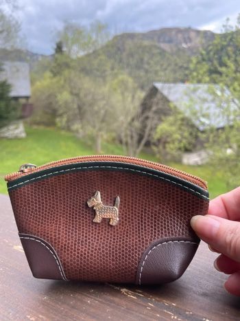 Porte monnaie Vintage Agatha : Élégance Intemporelle en Cuir