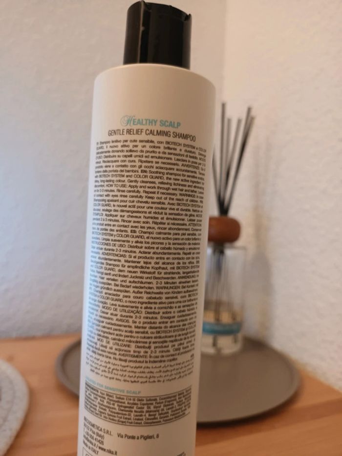Shampoing professionel apaisant pour cuir chevelu sensible Healthy Scalp Nika 250 ml - photo numéro 5