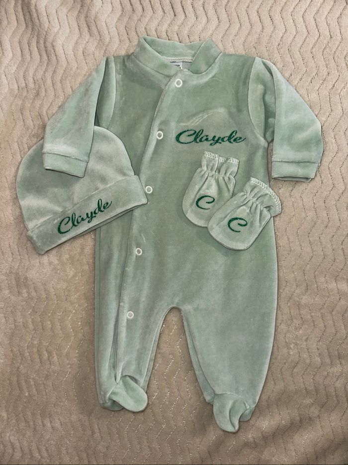 Set 3 pièces pyjama a personnalisée