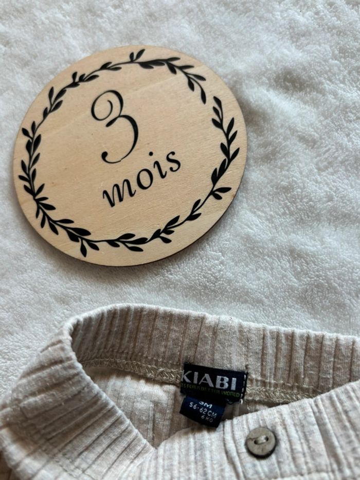 Legging beige Kiabi 3 mois - photo numéro 3