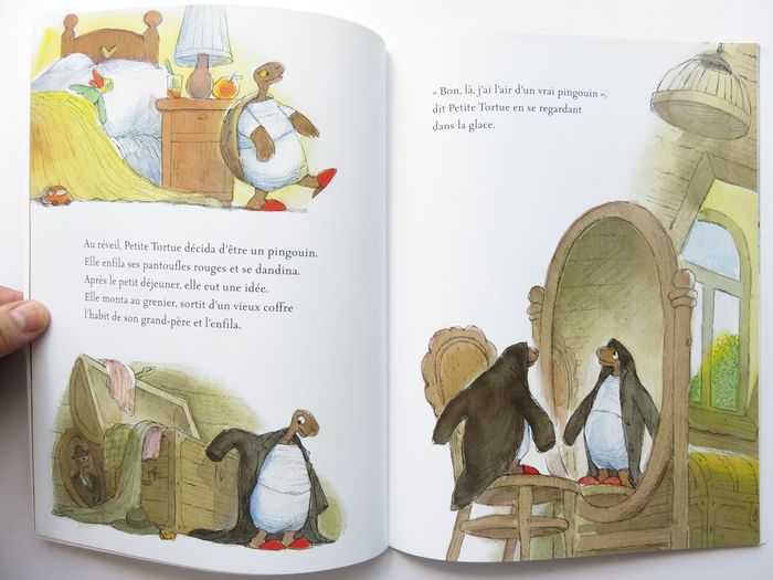 Album 4 à 6 ans : Tortue pingouin. (Valeri Gorbachev - L'école des loisirs) - photo numéro 6