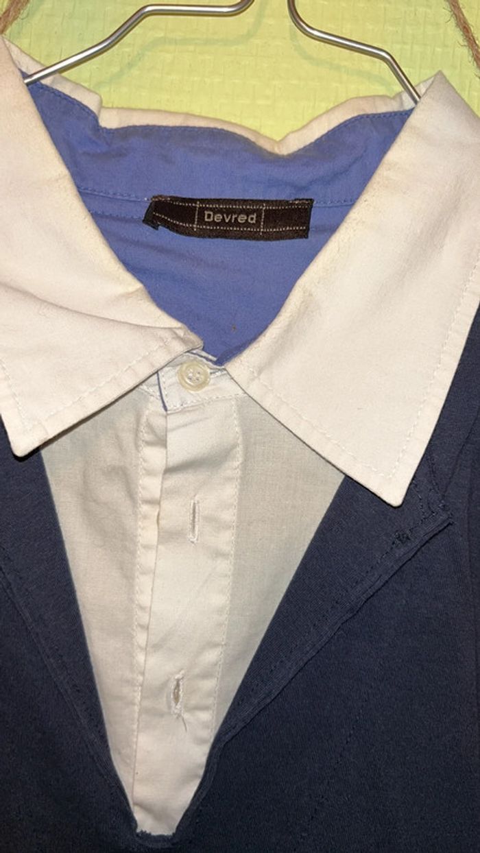 Polo Devred (bleu), L - photo numéro 2