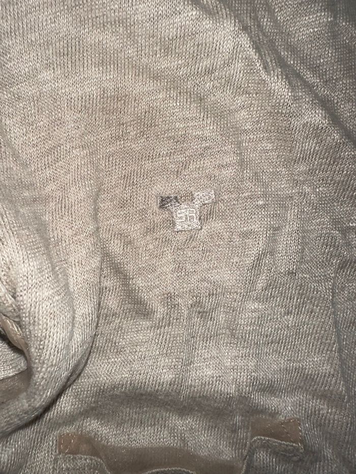 Cardigan beige crème tulle mesh Sonia Rykiel T38 M - photo numéro 5