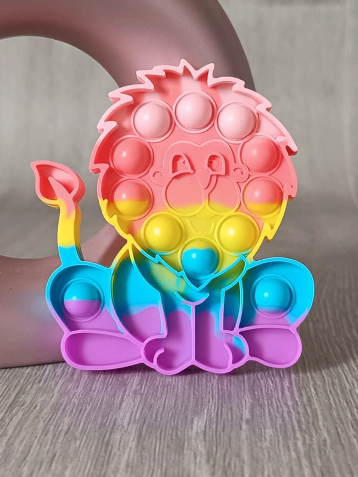 Pop it anti stress lion