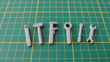 Outils de réparation pour automobile référence 30 60 0530 pièce détachée Playmobil #C05