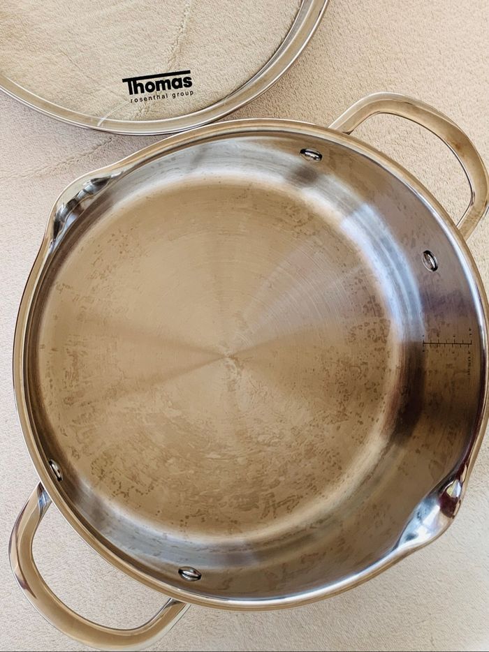 Faitout marmite inox Thomas avec couvercle en verre - photo numéro 2