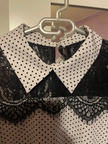 Chemise femme détail dentelle