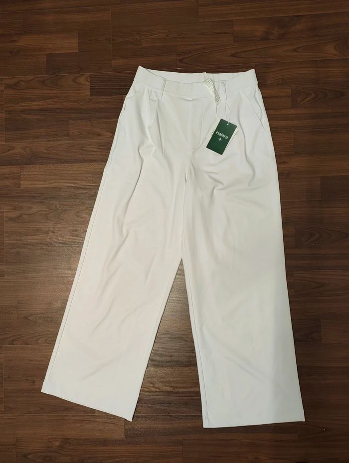 Pantalon Halara blanc taille S neuf