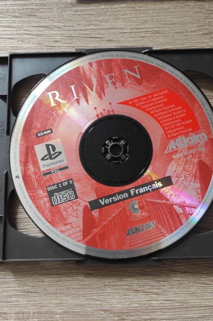 Jeu Riven the sequel to myst ps1 - photo numéro 4