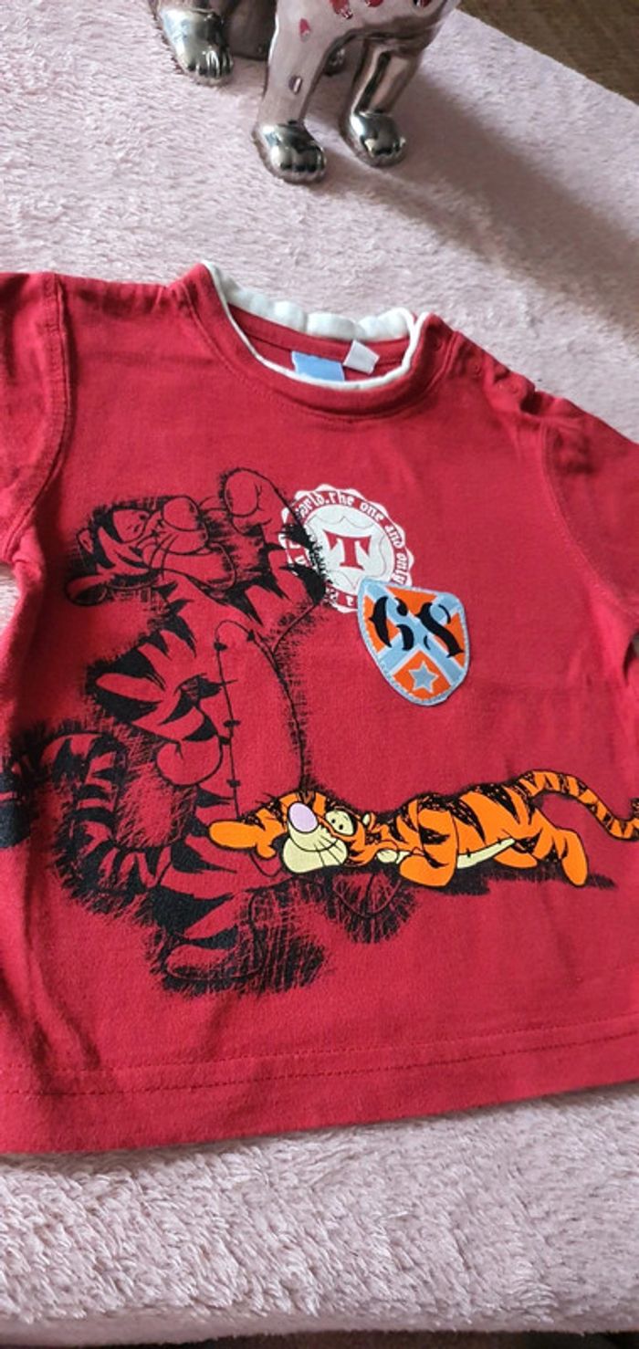 tee-shirt manche longue 9 mois
Bébé garçon tigrou Disney baby - photo numéro 7