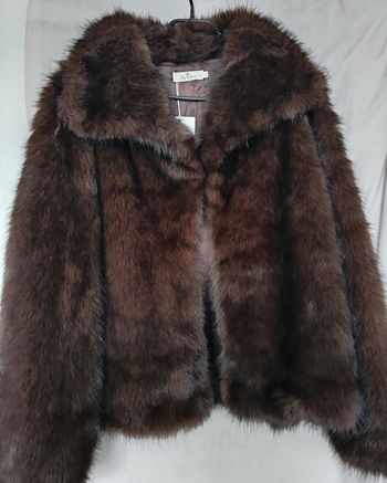 Veste fausse fourrure