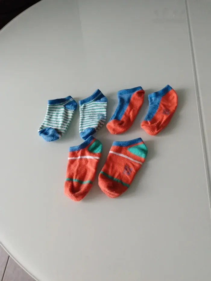 3 paires chaussettes basses