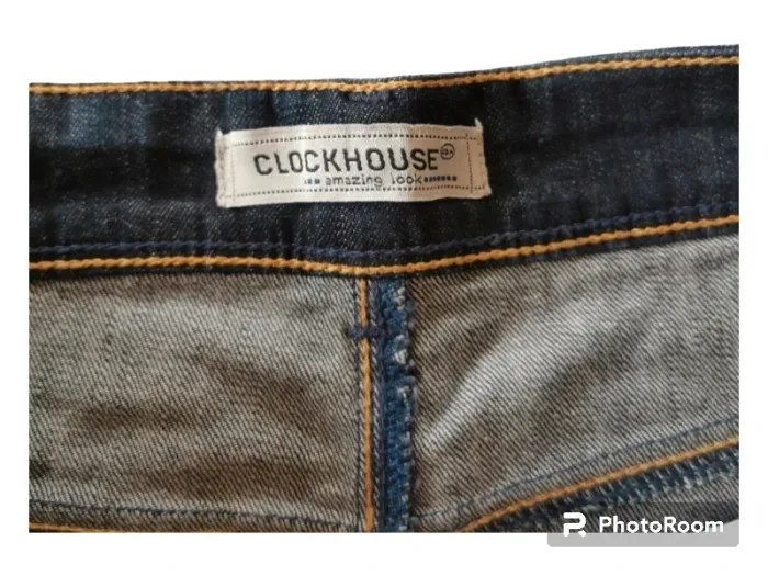 Jupe en jeans taille 40 clockhouse - photo numéro 3