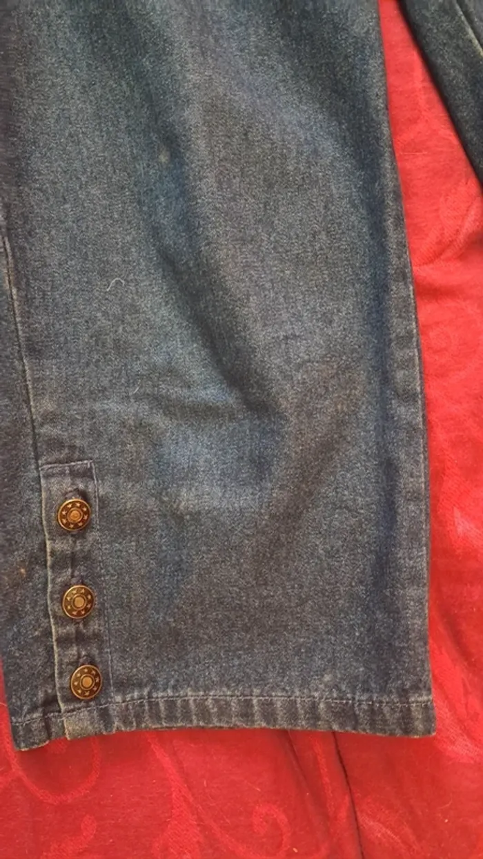 Ensemble pantacourt jean 40/42 Daxon - photo numéro 9