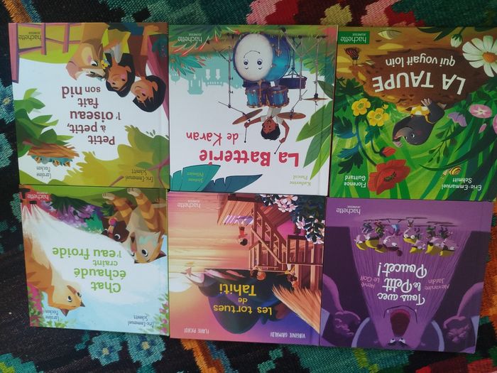 Lot 6 livres hachette jeunesse