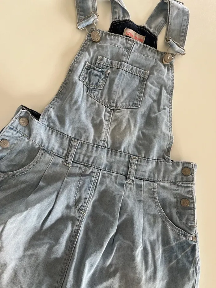 Robe en jean fille 10 ans Lisa rose - photo numéro 3