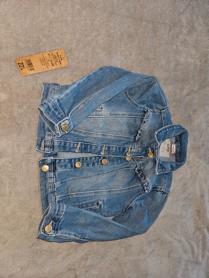 Veste en jean fille 6 ans tape à l'œil - photo numéro 2