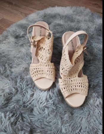 Talon compensé femme