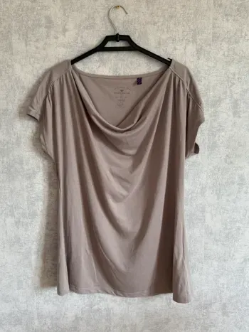 t-shirt fluide gris Tom tailor taille XL