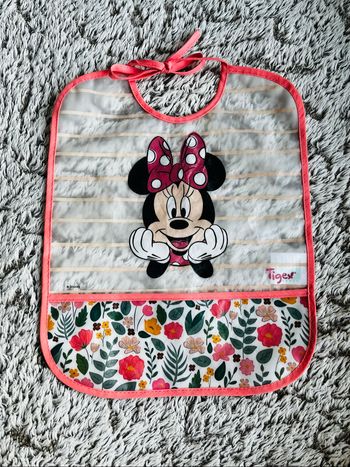 Bavoir imperméable Minnie Disney Tigex