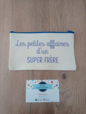 Trousse en toile frère