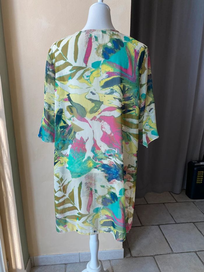 Robe voile brodé multicolore Yi Xiang XL - photo numéro 9