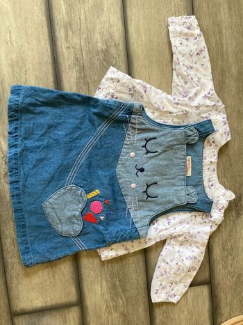 Robe et chemisier 6M