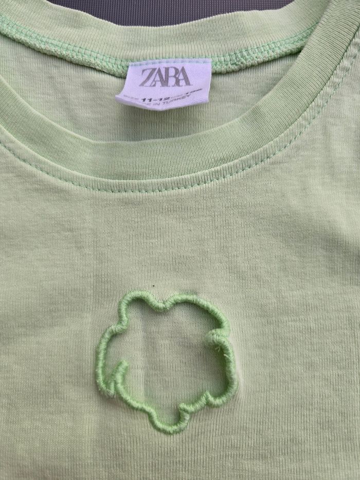 Tee-shirt MC 11-12 ans fille zara neuf - photo numéro 2