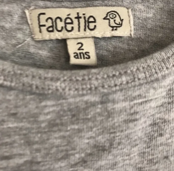 T shirt manches longues chat strass 2 ans neuf - photo numéro 4