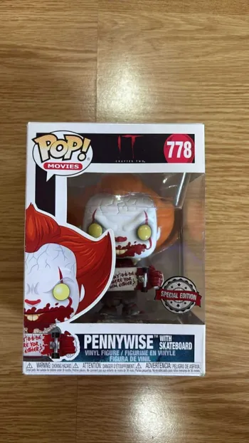 Funko Pop 778 Pennywise with skateboard