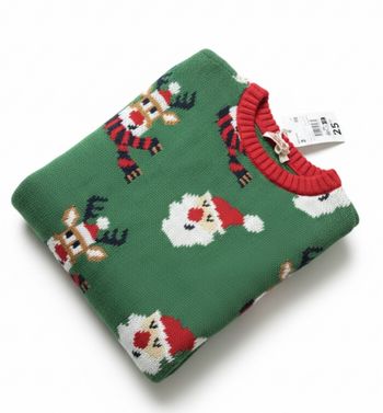 Pull chaud de Noël #du pareil au même #3 ans neuf