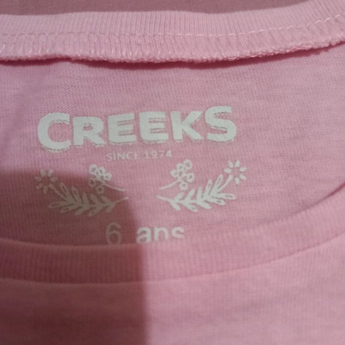 Thee shirt fille rose fluo - photo numéro 2