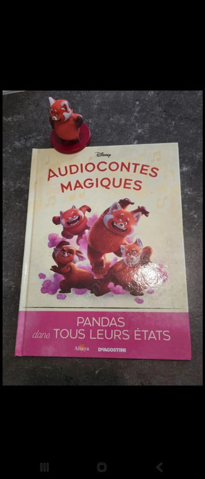 Livre+Figurine 126 Pandas audioconte magique altaya deagostini disney magic audio conte compte