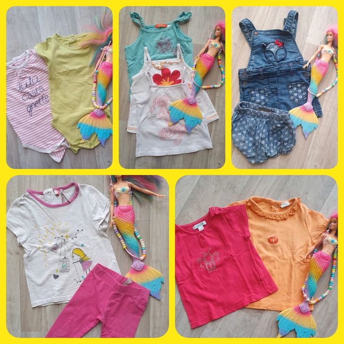 Lot été vêtements bébé 12 mois fille envoie rapide